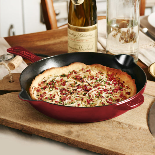 Staub 11" Grenadine Cast Iron Deep Traditional Skillet