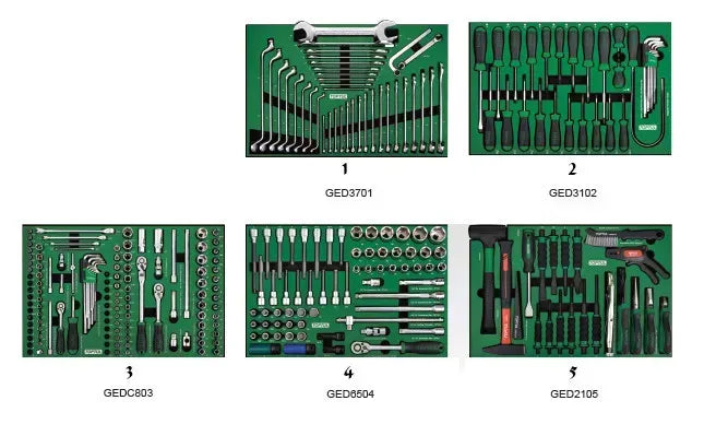 282-Piece Mechanical Tool Set – Pro-Plus Series (Blue)