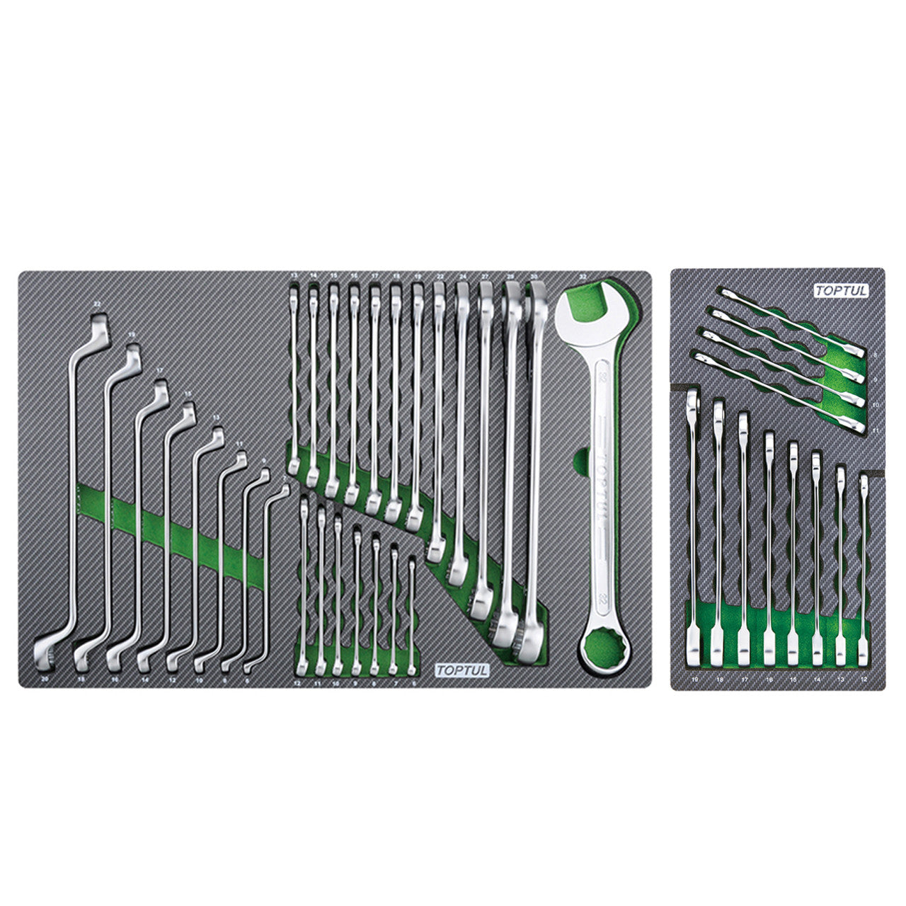 Toptul 413-Piece Tool Kit – Jumbo Series with 7 Drawers (S/S Finish)