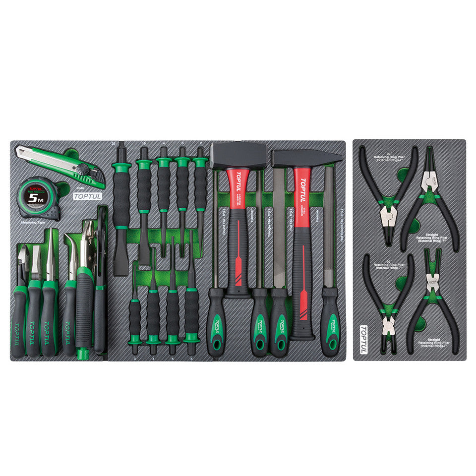 Toptul 413-Piece Tool Kit – Jumbo Series with 7 Drawers (S/S Finish)