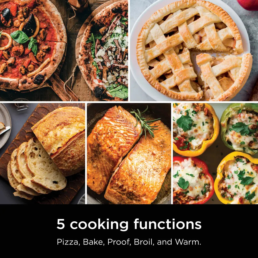 5-in-1 Portable Electric Pizza & Outdoor Oven