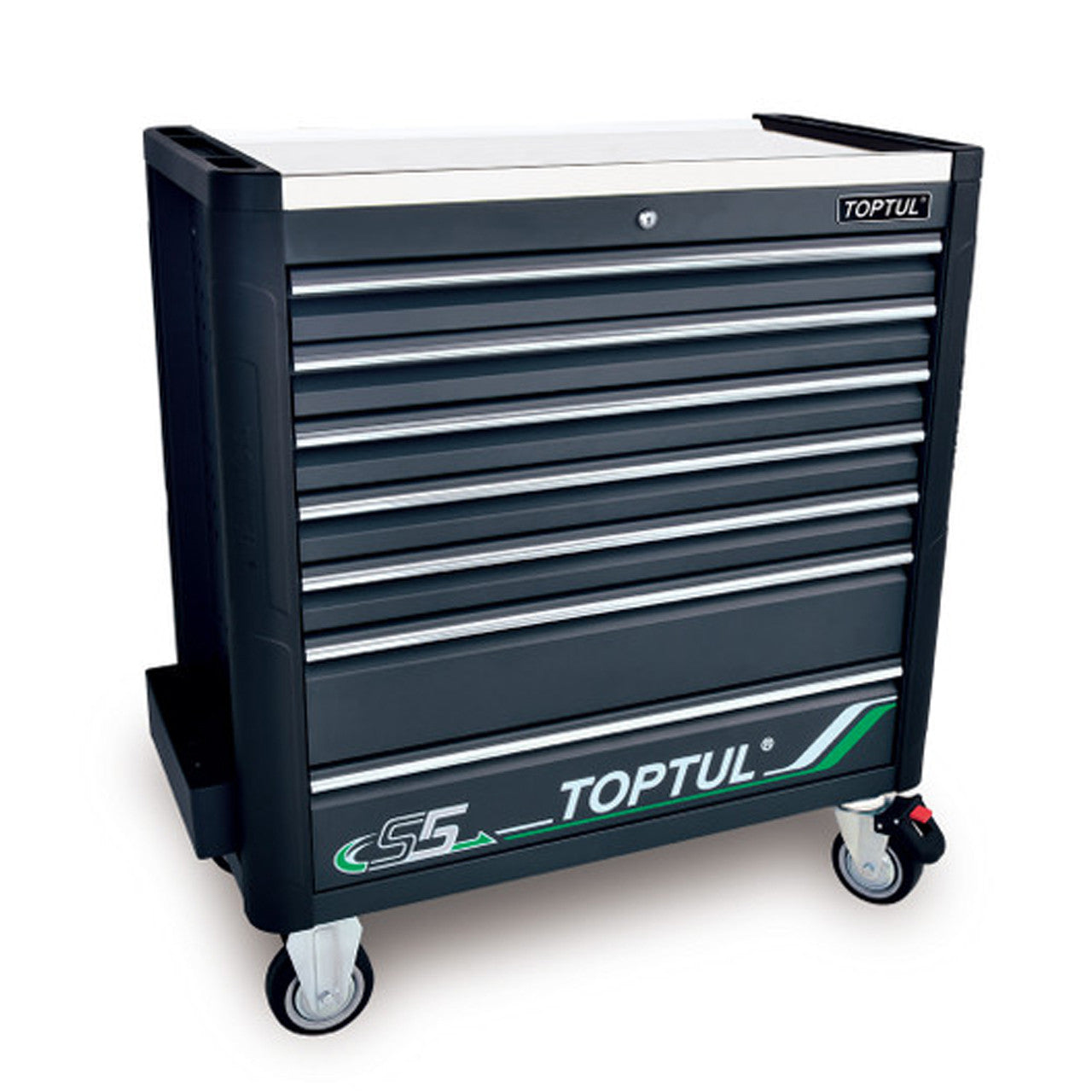 Toptul 413-Piece Tool Kit – Jumbo Series with 7 Drawers (S/S Finish)